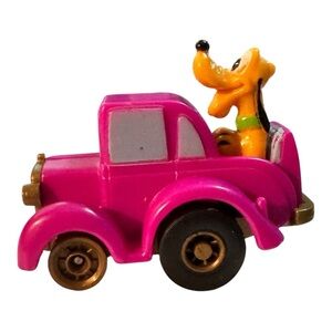 Vintage McDonald’s Toy Car – Pluto in Pink Truck – 1990s Disney Collectible